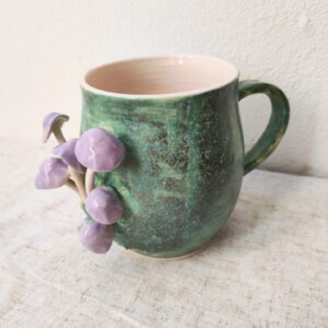 Mug à thé - "Purple Mushrooms"