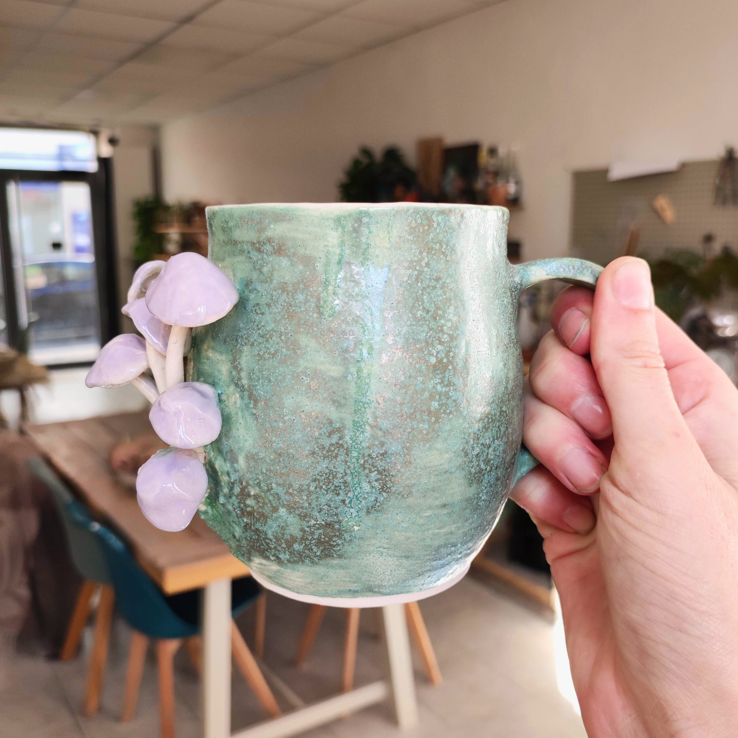 Mug à thé - "Purple Mushrooms" – Image 2