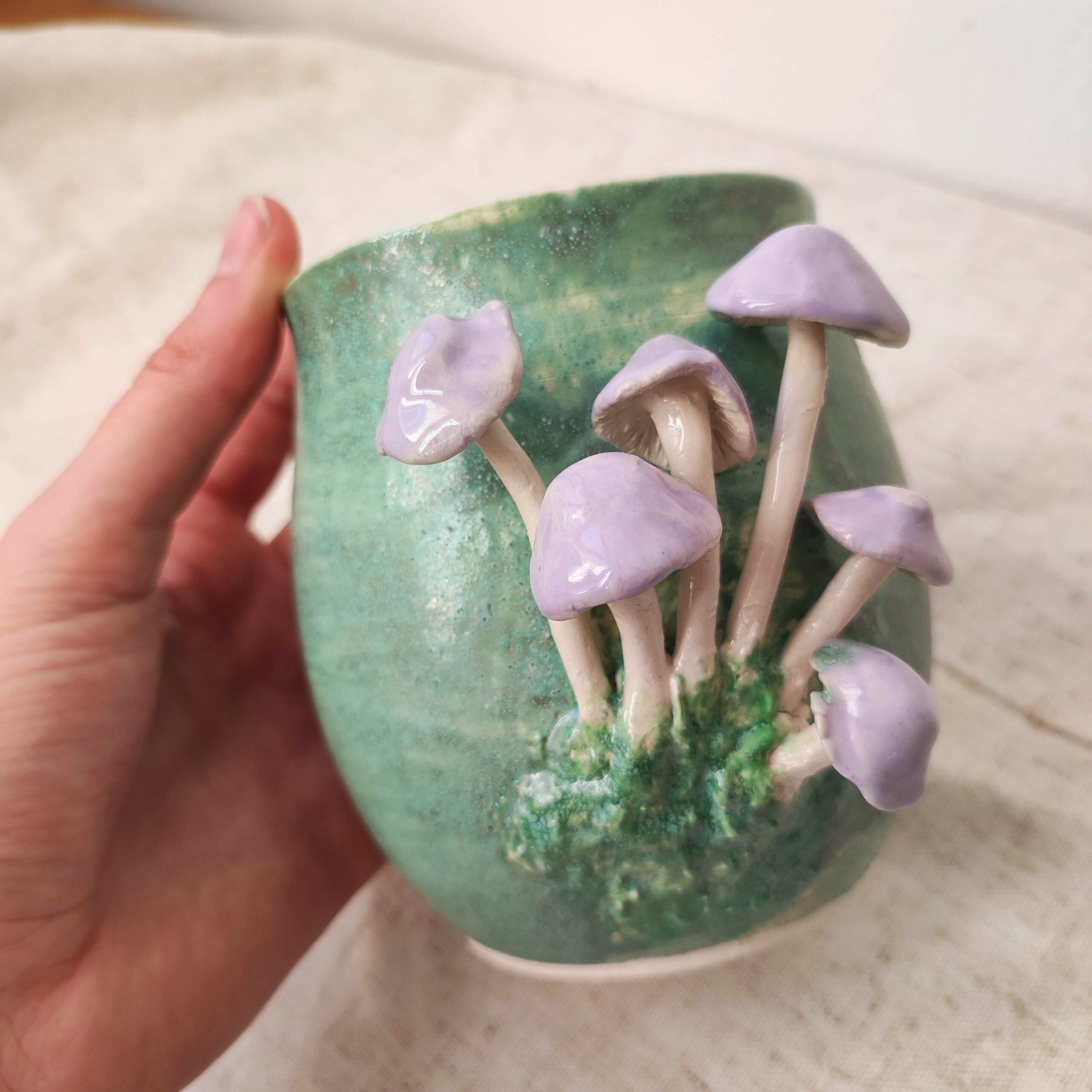 Mug à thé - "Purple Mushrooms" – Image 3