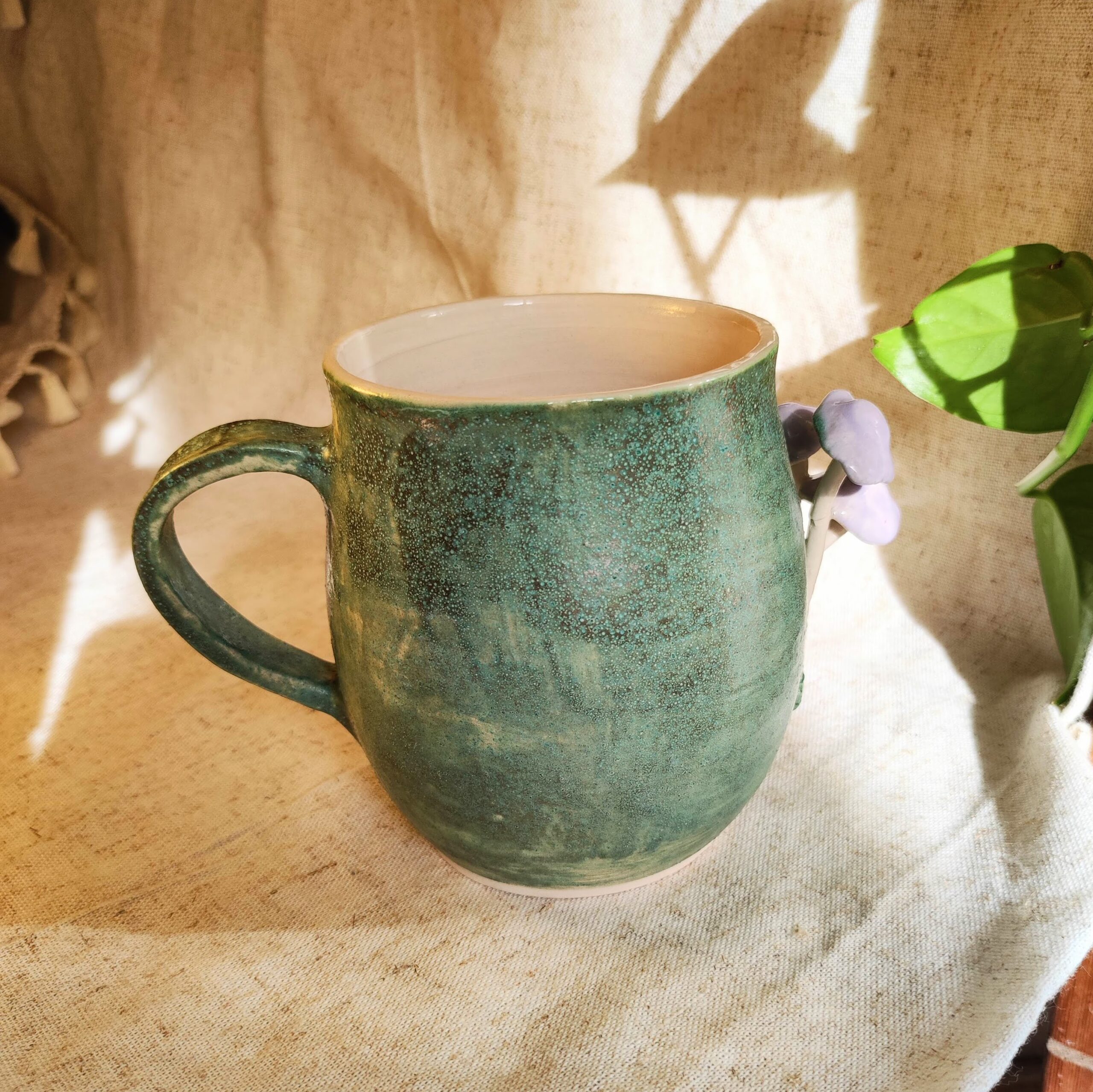 Mug à thé - "Purple Mushrooms" – Image 7