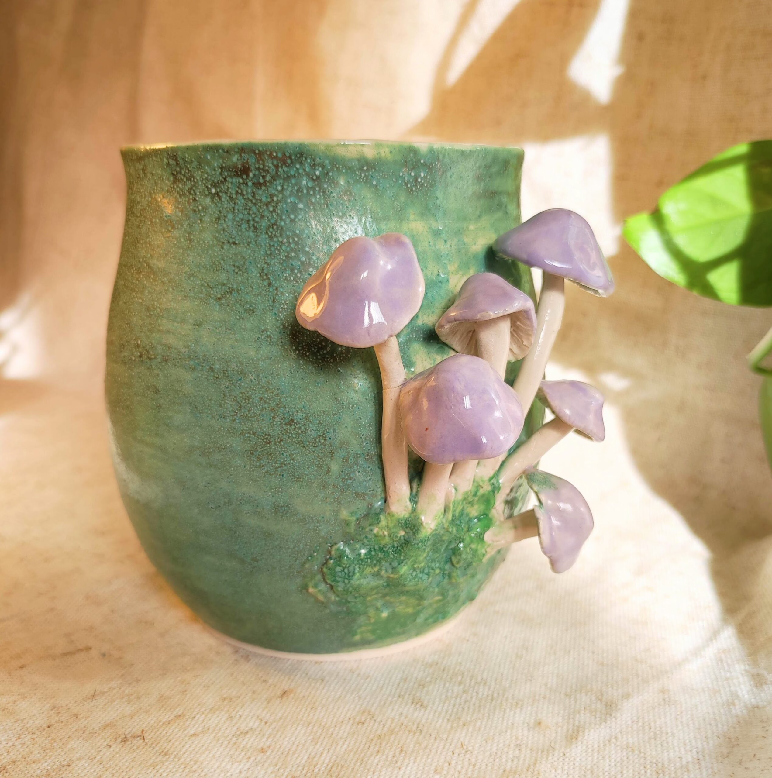 Mug à thé - "Purple Mushrooms" – Image 8