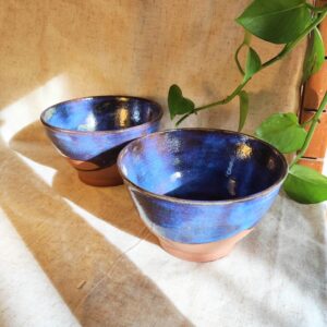 Bols - Lot de 2 - "Blue Galaxy"