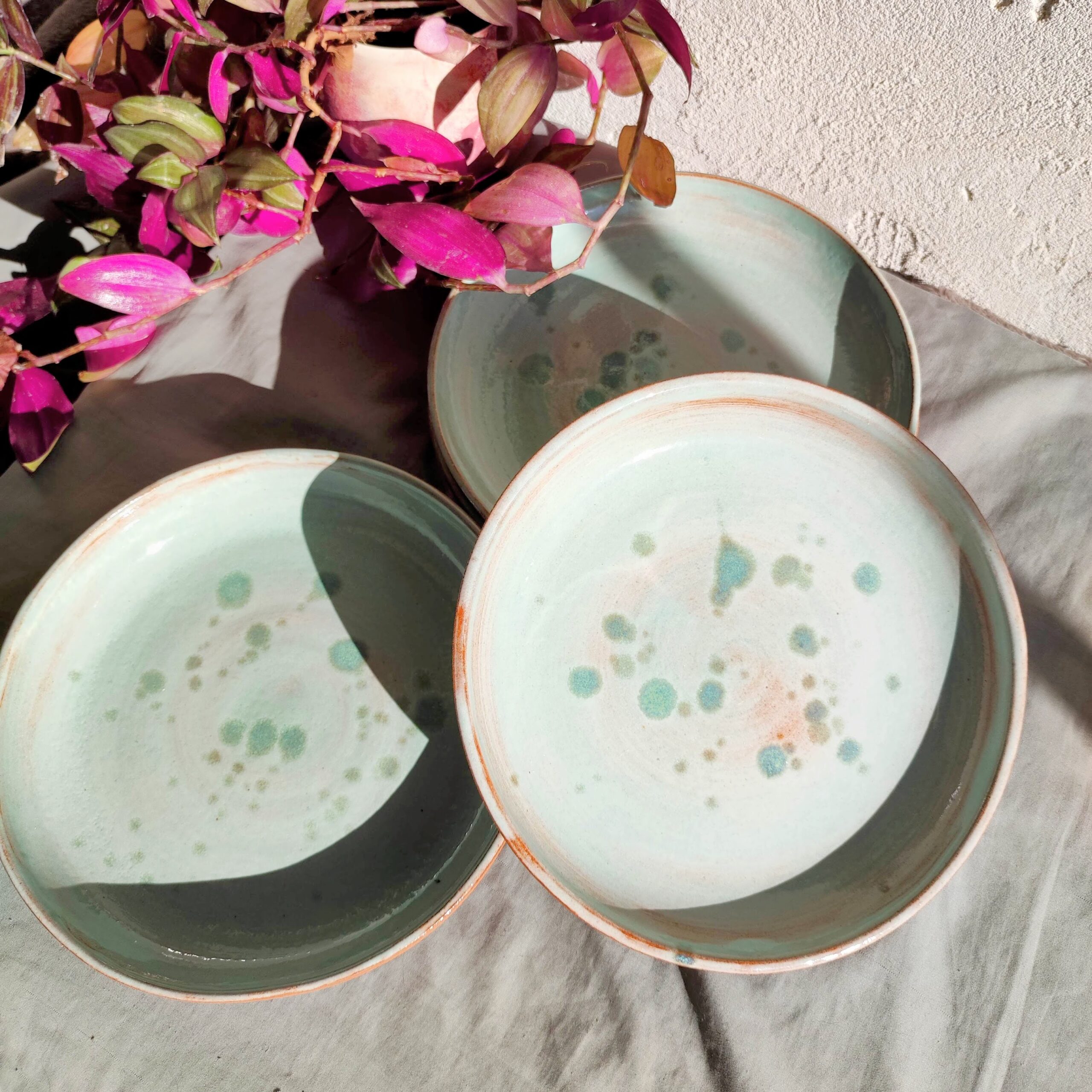 Assiettes à dessert ⌀18,5 - Set de 4 - "Blue passion" – Image 2