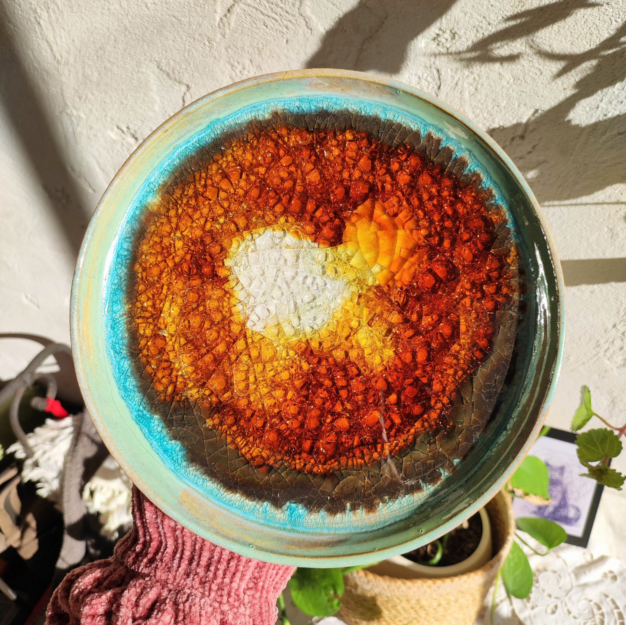 Coupelle de lumière - Plat - "Glass fragment" #2